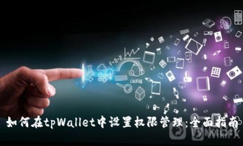 如何在tpWallet中设置权限管理：全面指南